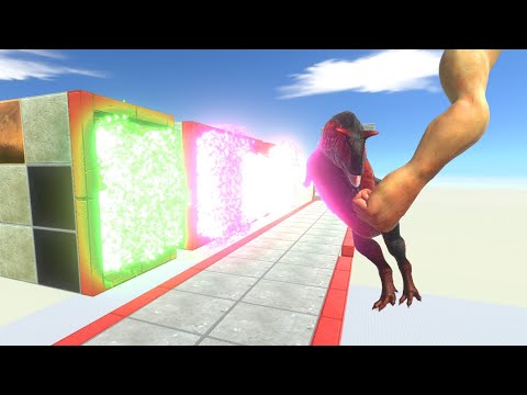 Epic Punch Into Portal - Animal Revolt Battle Simulator