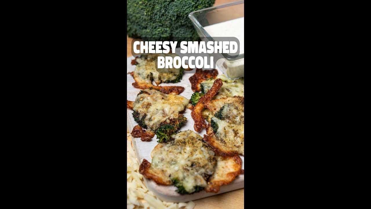 Broccoli Never Tasted This Good | Cheesy Smashed Broccoli!