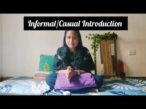 How to give an introduction in different scenarios and situations?  👉PDF included