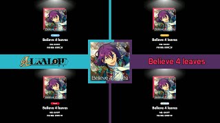 Download lagu ALKALOID - 🎵 Believe 4 leaves 🍀 Easy, Normal, Hard, Expert PERFECT COMBO | 앙상블 스타즈!! Music mp3