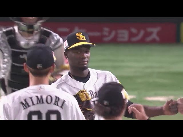 【9回表】左腕が唸った!! ホークス・モイネロ 最終回を無失点で抑える好投!! 2022年5月3日 福岡ソフトバンクホークス 対 オリックス・バファローズ