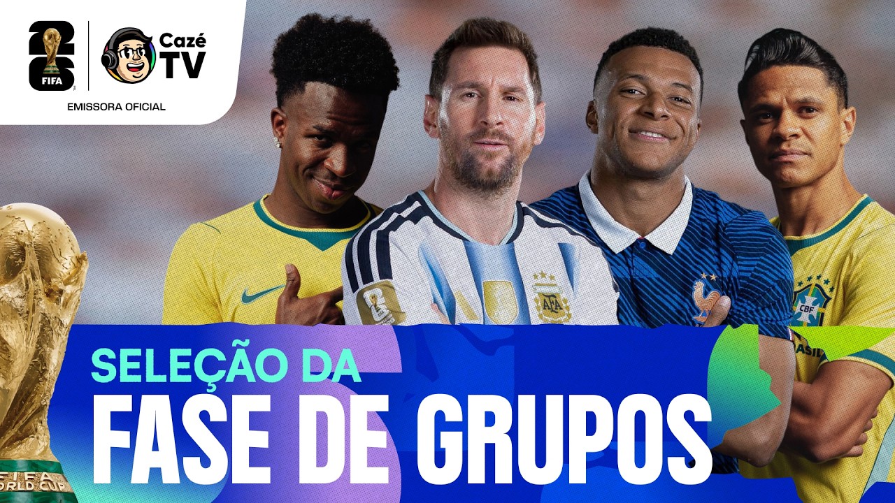 CONFIRA A SELEÇÃO DA FASE DE GRUPOS DA COPA DO MUNDO FIFA™ 2026