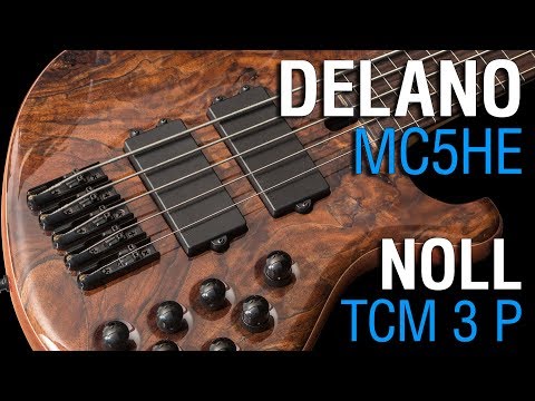 Delano MC5 HE + Noll TCM 3 P // Maruszczyk Frog Omega 5a fretless