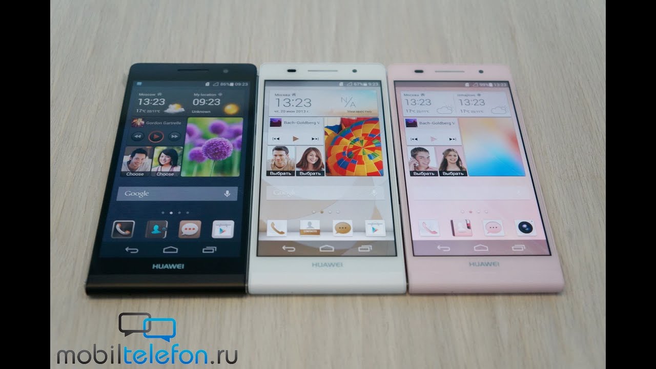Смартфон Huawei Ascend P6 black