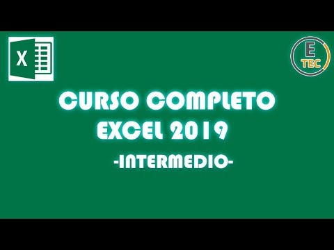 CURSO EXCEL 2019 - INTERMEDIO