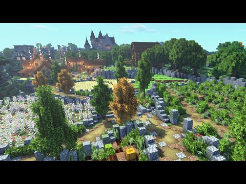 BlueNerd - Minecraft: How To Build Amazing Farmland Fields & Trees