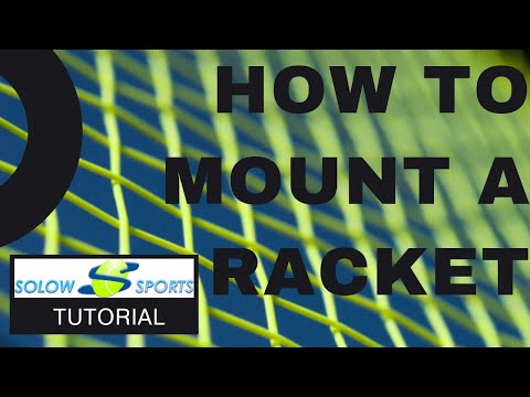 How To Mount A Tennis Racket On Stringing Machine trailer