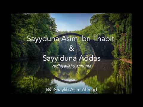 The Shining Stars: (21) Sayyiduna Asim ibn Thabit & Addas radhiyallahu anhuma by Shaykh Asim Ahmad