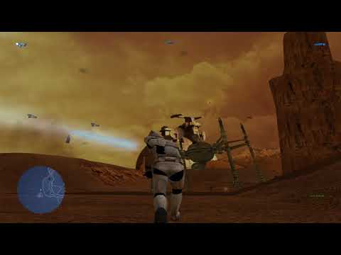 Star Wars  Battlefront 2004 arf trooper geonosis test