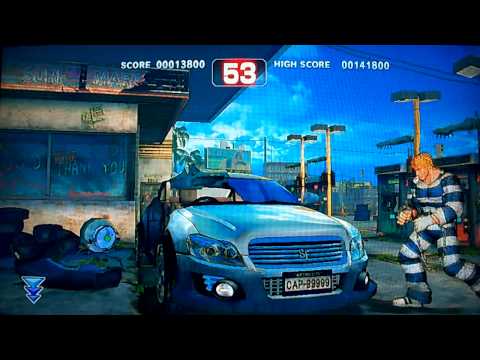 SSF4- Car Bust Bonus Stage (Unlocking trophy)