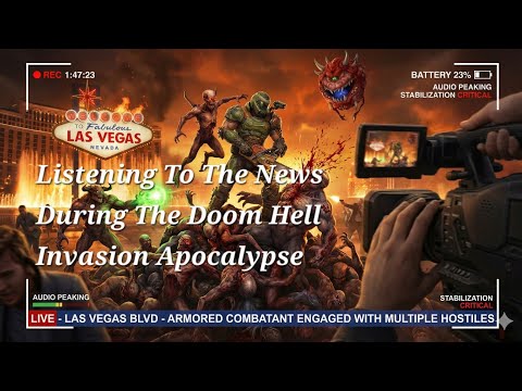 Listening To The News During the Doom Hell Invasion Apocalypse