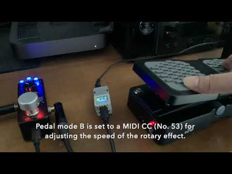 Wireless MIDI Exp. Pedal (M-Audio EX-P Mod.)