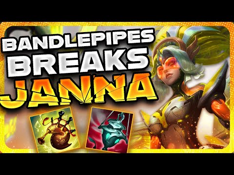 NEW BANDLEPIPES JANNA ENCHANTER BUILD S16 | League of Legends