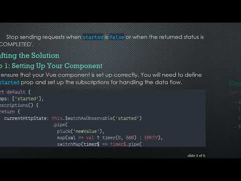 Creating a Reactive Subscription in Vue with vue-rx and RxJS