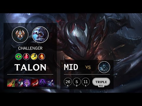 Talon Mid vs Karthus - BR Challenger Patch 10.14