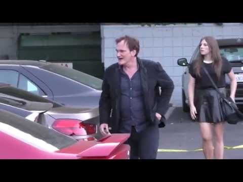 Quentin Tarantino at the She's Funny That Way Premiere at Harmony Gold in West Hollywood