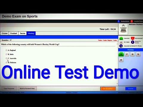 Mock Test || Online Test Demo || Online Exam Demo ||  Online Exam Kaise Hote Hai