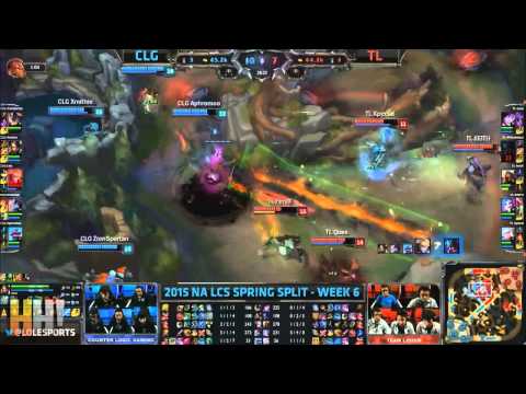 4. CLG vs Team Liquid - Highlights - NA LCS Spring 2015 W6D2