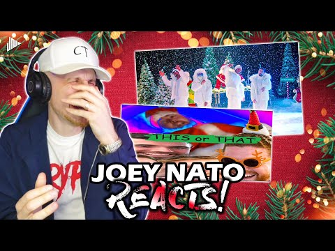 Joey Nato Reacts to🎄SIDEMEN CHRISTMAS SONGS!  (This or That | Christmas Drillings ft. JME)