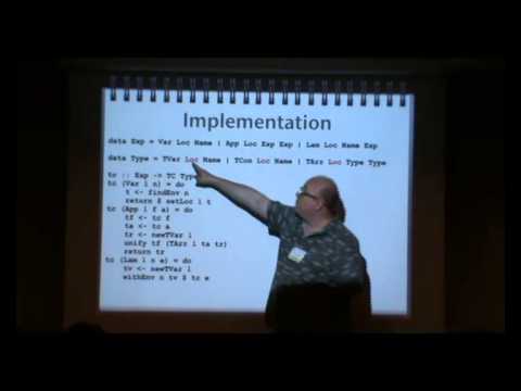 HIW 2014: Lennart Augustsson: Better type-error messages