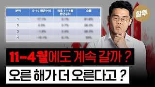 1548. 주식, 5-10월 너무 많이 올랐는데 11-4월 계속 오를까