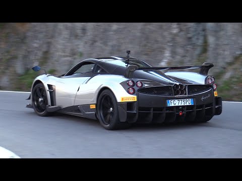 $2.5 Million Pagani Huayra BC in Action! Drag Racing, Accelerations, Exhaust SOUNDS!