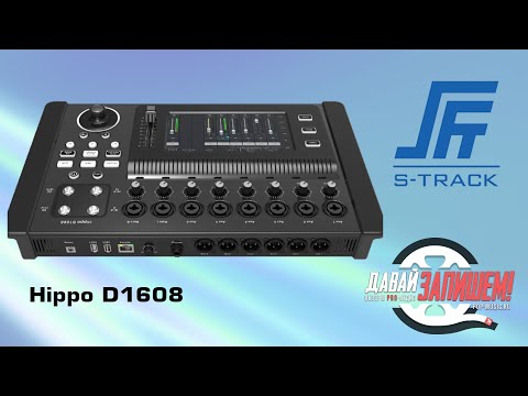 Обзор микшерного пульта S-Track Hippo D1608