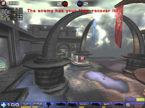 UT2004 CTF 5v5 - ClanBase Nations Cup 2011 - USA vs Germany - TwinTombs - xi0s