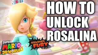 HOW TO UNLOCK Rosalina in Super Mario 3D World + Bowser
