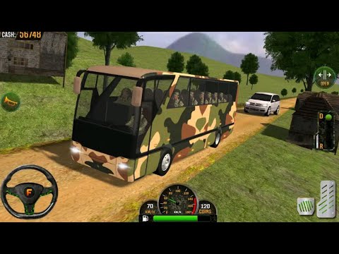 Army Bus Driving Military Transporter Squad Android Gameplay