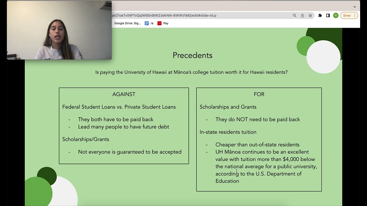 University of Hawaii at Manoa College Tuition