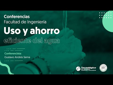 Uso y ahorro eficiente del agua