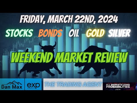 Weekend Market Review for Friday, March 22nd, 2024 for #Stocks #Oil #Bonds #Gold and #Silver