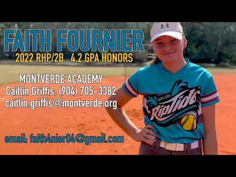 FAITH FOURNIER 2022 RHP SKILLS VIDEO