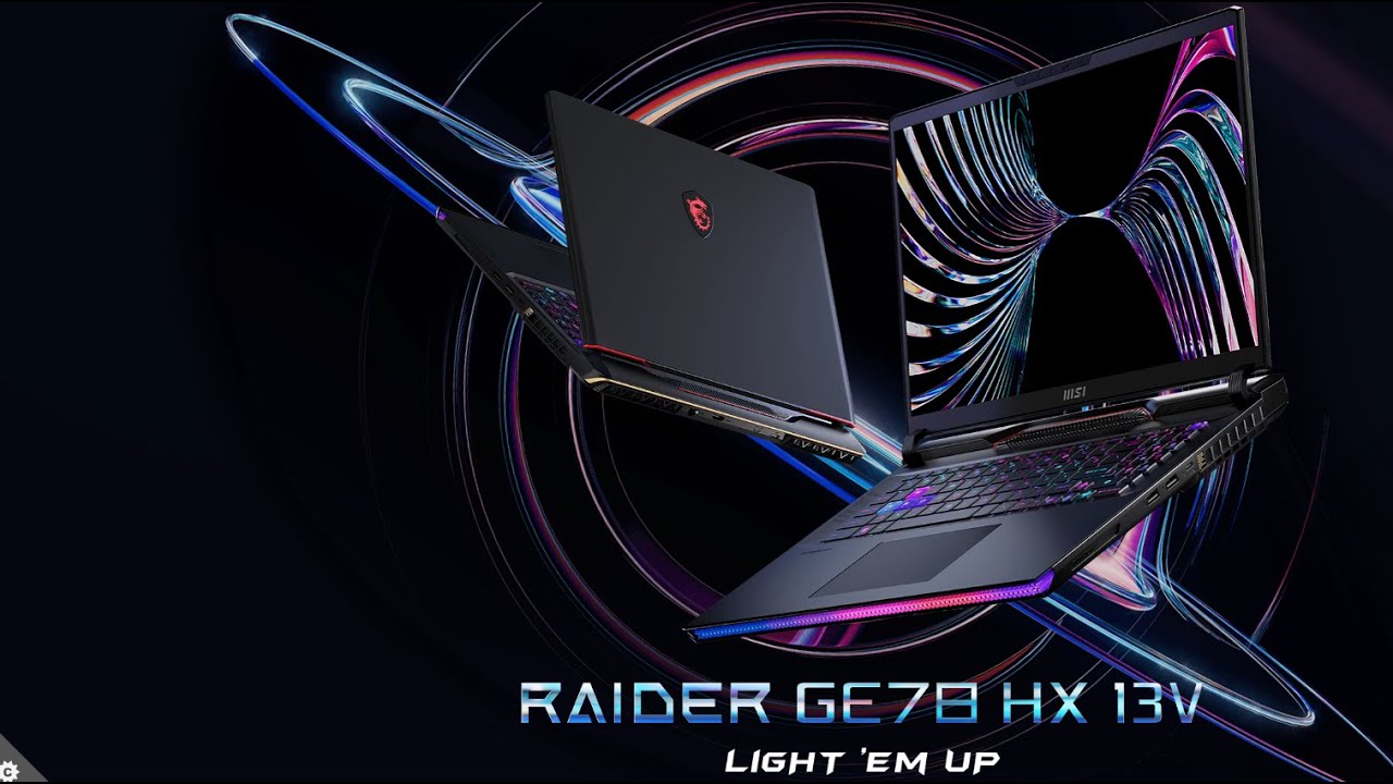 Raider GE78 HX 13V - Light 'em Up | MSI - YouTube