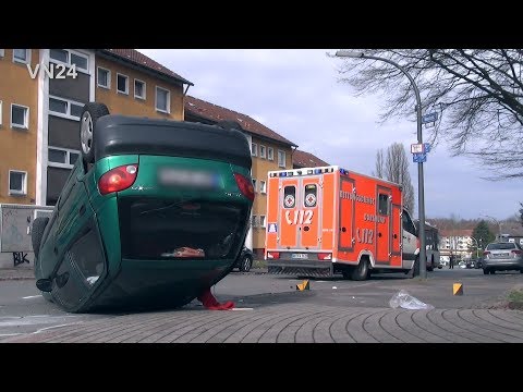 06.03.2019 - VN24 - Kleiner Unfall große Wirkung - PKW schmeißt es auf das Dach