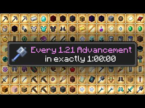 Minecraft 1.21 All Advancements TAS