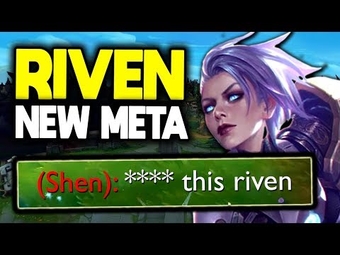 HOW TO 1V9 TOPLANE VS NEW META SHEN - SEASON 10 RIVEN GAMEPLAY GUIDE League of Legends