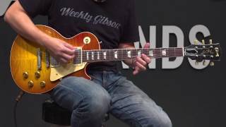 Video thumbnail for Gibson Custom Shop Mark Knopfler 1958 Les Paul Standard Signed & Aged【週刊ギブソンVol.139】 by digimartnet