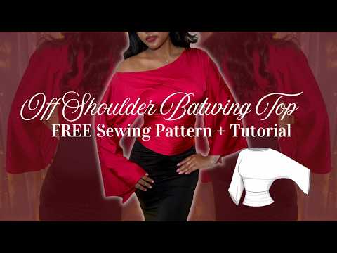Free Batwing Top Sewing Pattern Full Sewing Tutorial