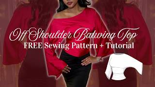 FREE Batwing Top Sewing Pattern + Full Sewing Tutorial