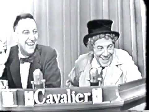 Chico Marx (as Harpo) on I've Got a Secret 21/04/1954