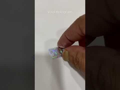 Quality Products Hologram Stickers