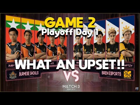 BREN ESPORTS VS BURMESE GHOULS | GAME 2 | M2 Playoff Day 1 | MLBB World Championship 2020 | TAGALOG