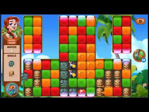 Lost Island Blast Adventure Level 1480 - NO BOOSTERS 🏝️ | SKILLGAMING ✔️