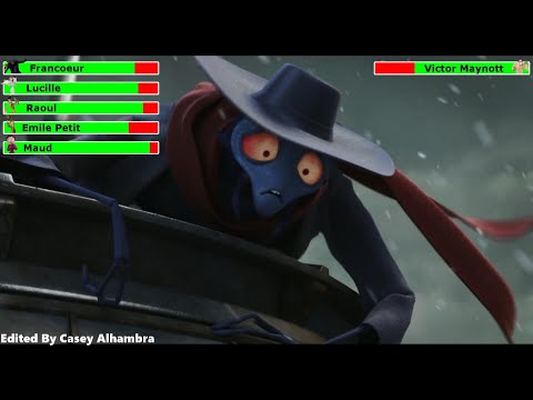 A Monster in Paris (2011) Final Battle with healthbars 4/4