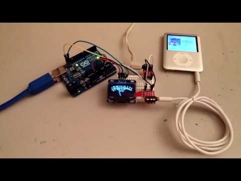 OLEDMeter - SH1106 I2C OLED Analog VU Meter - FREE CODE!!!