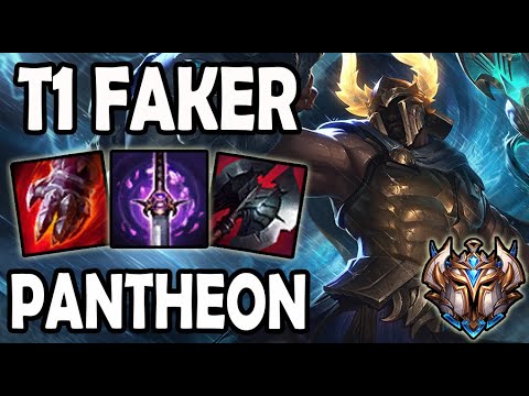 T1 Faker PANTHEON vs SYNDRA - Ranked Korea