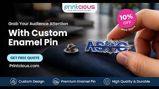 Grab Your Audience Attention With Custom Enamel Pin