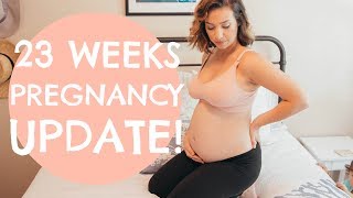 POSSIBLE BABY NAME & BABY SHOWER PLANS! | 23 WEEK PREGNANCY UPDATE | Hayley Paige